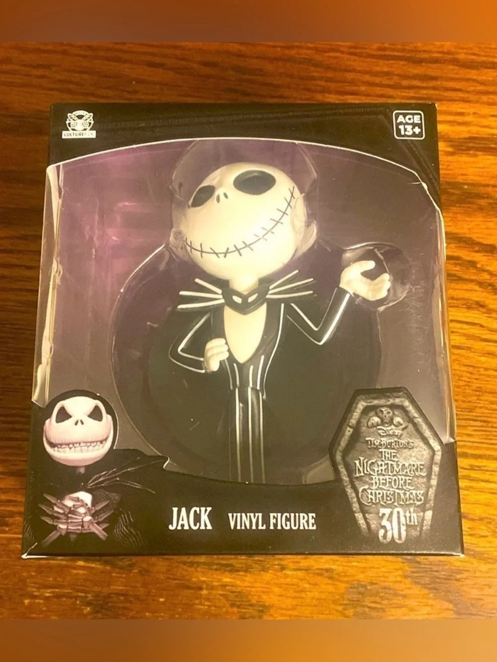 Disney Nightmare Before Christmas CultureFly Jack Skellington Vinyl Figure NIB